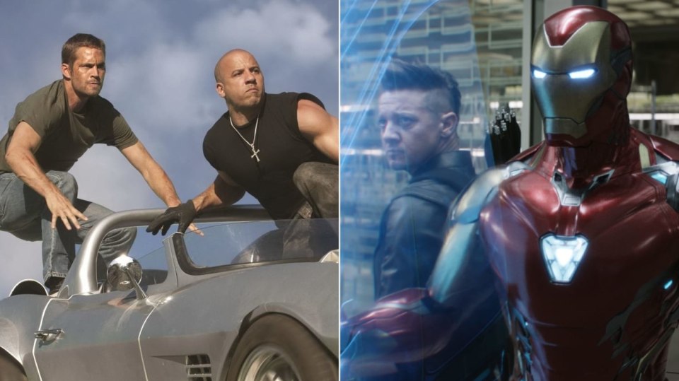 Rychle a zběsile 5 a Avengers: Endgame